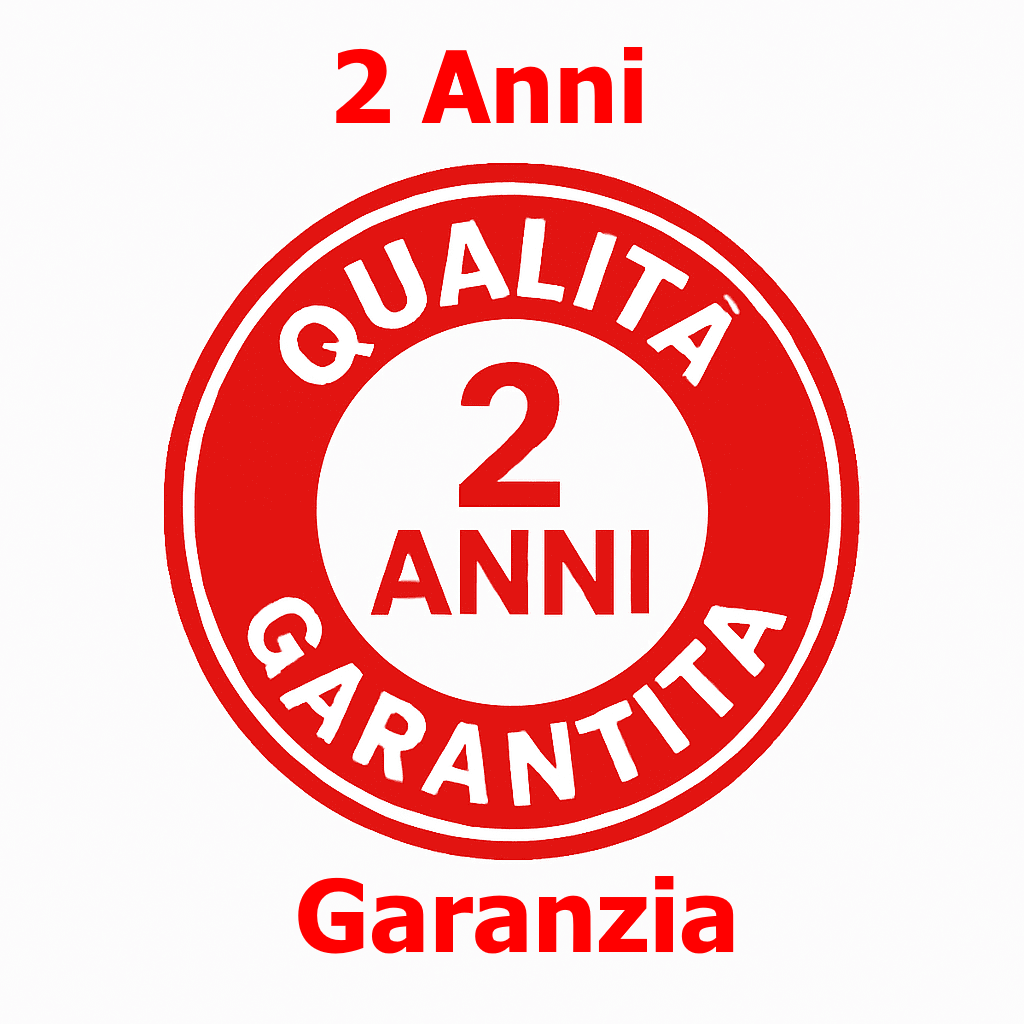 2 Anni Garanzia